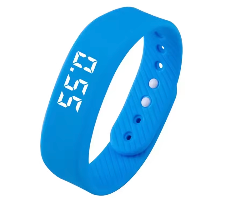 LED Smart Fitness Band with Pedometer & Vibration Alarm