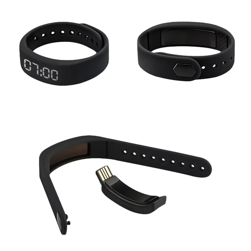 LED Smart Fitness Band with Pedometer & Vibration Alarm